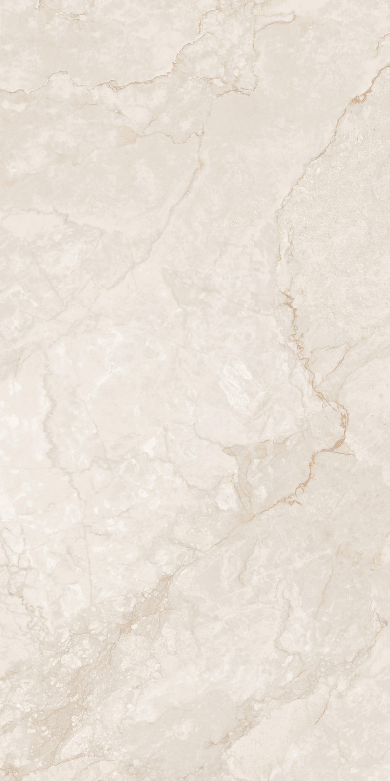 Carrelage sol / mur effet marbre BRENTA CREAM l.60X L.120 cm Mat LIMCARO