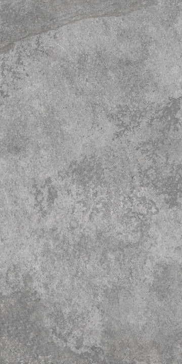 Carrelage sol / mur effet pierre GARDEN STONE XR GRIS FONCÉ l.60 x L.120 cm Mat R10 LIMCARO