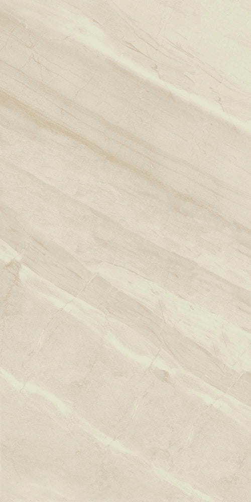 Carrelage sol / mur effet pierre MARRAKESH CREME l.60 x L.120 cm Brillant LIMCARO