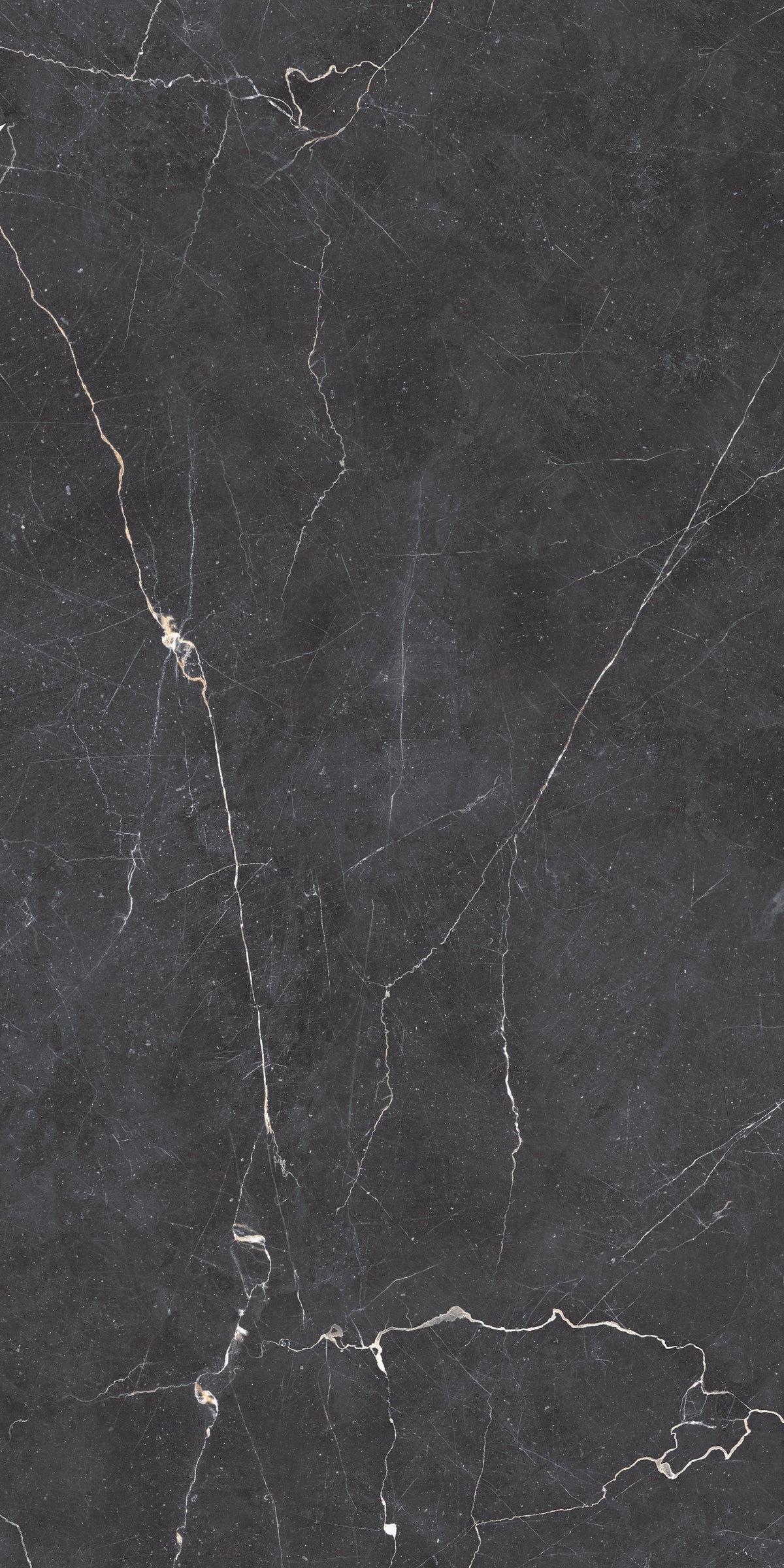 Carrelage sol / mur effet marbre DRAPE NERO  l.60 x L.120 cm Mat LIMCARO