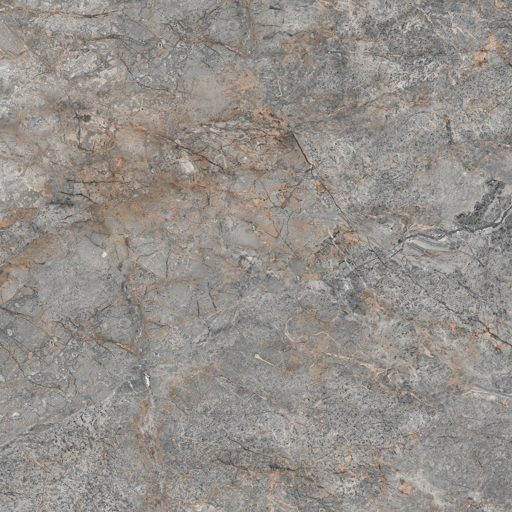 Carrelage sol / mur effet marbre PETRAVIA GREY l.60X L.120 cm MAT LIMCARO