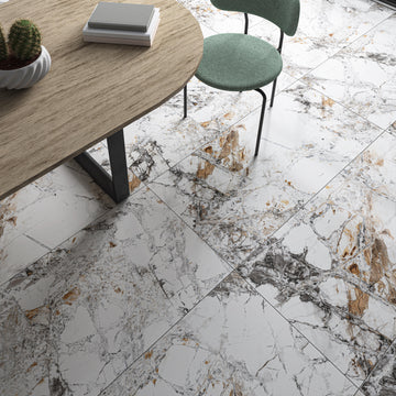 Carrelage sol / mur effet marbre PATAGONIA VEINY l.60X L.120 cm GLOSSY LIMCARO