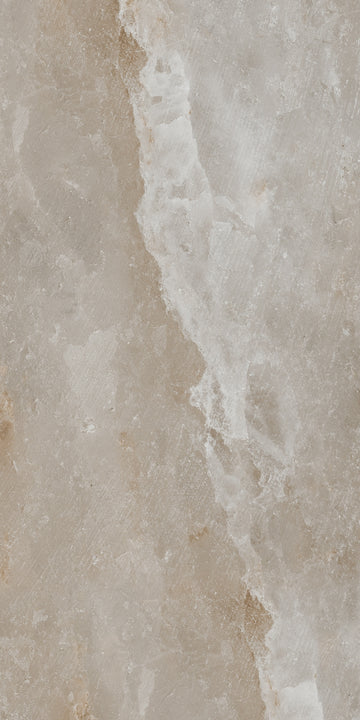 Carrelage sol / mur effet pierre SALT CAVE TAUPE l.60 x L.120 cm Mat LIMCARO
