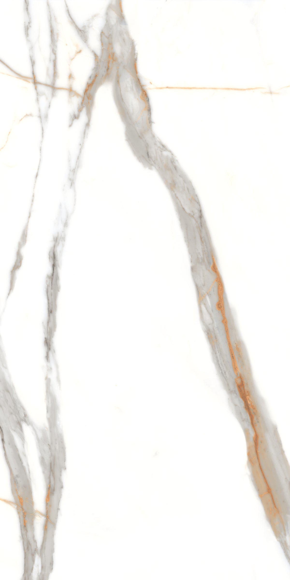 Carrelage sol / mur effet marbre VOLGA STATUARIO l.60 x L.120 cm Brillant LIMCARO