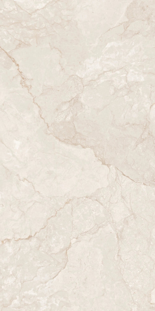 Carrelage sol / mur effet marbre BRENTA CREAM l.60X L.120 cm Mat LIMCARO