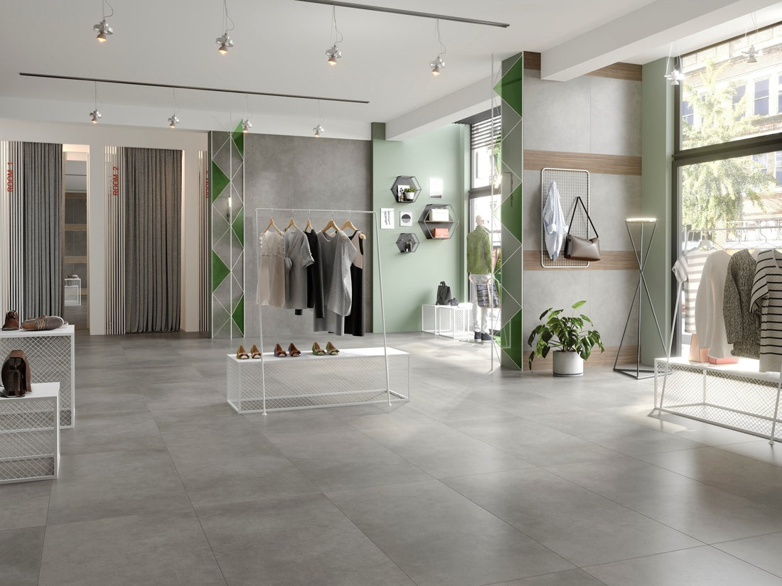 Carrelage LUX CEM CEMENTO l.160 X L.320 X 0.6 cm MAT LIMCARO - LIMCARO FRANCE