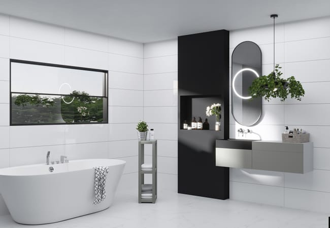 Carrelage mur effet lisse blanc BRANO l.30 x L.60 cm Mat LIMCARO - LIMCARO FRANCE