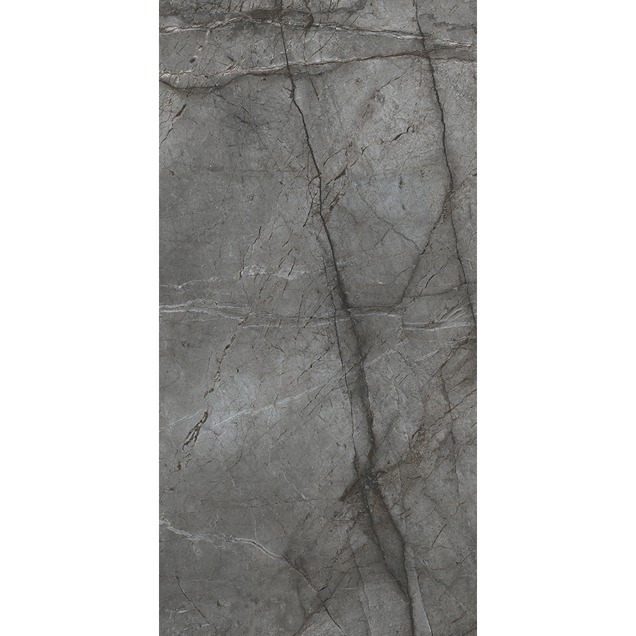 Carrelage sol / mur effet marbre gris ROOT SILVER l.60 x L.120 cm Full Lappato LIMCARO (paquet de 2.16 m2) - LIMCARO FRANCE