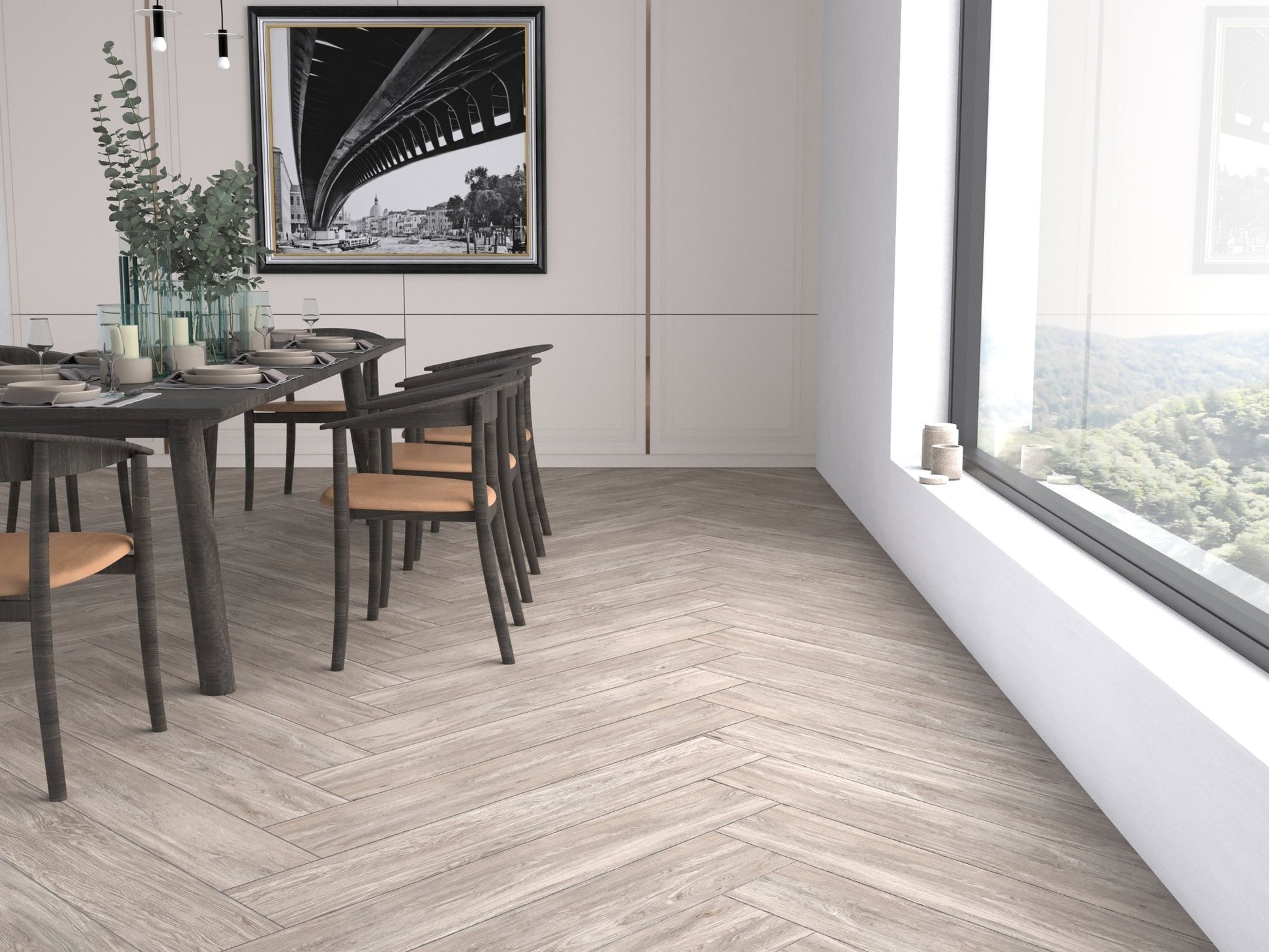 Carrelage sol/mur effet bois naturel Mat CHELSEA OLIVA l.20 x L.120 x 0,7 cm LIMCARO (paquet de 1.92 m2) - LIMCARO FRANCE