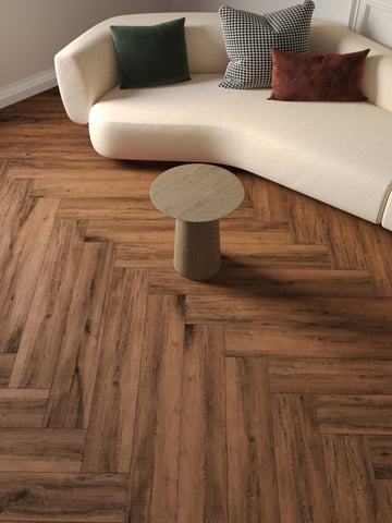 Carrelage sol/mur effet bois naturel Mat HARDY NOGAL l.15 x L.60 x 0,7 cm LIMCARO(paquet de 1.17 m2) - LIMCARO FRANCE