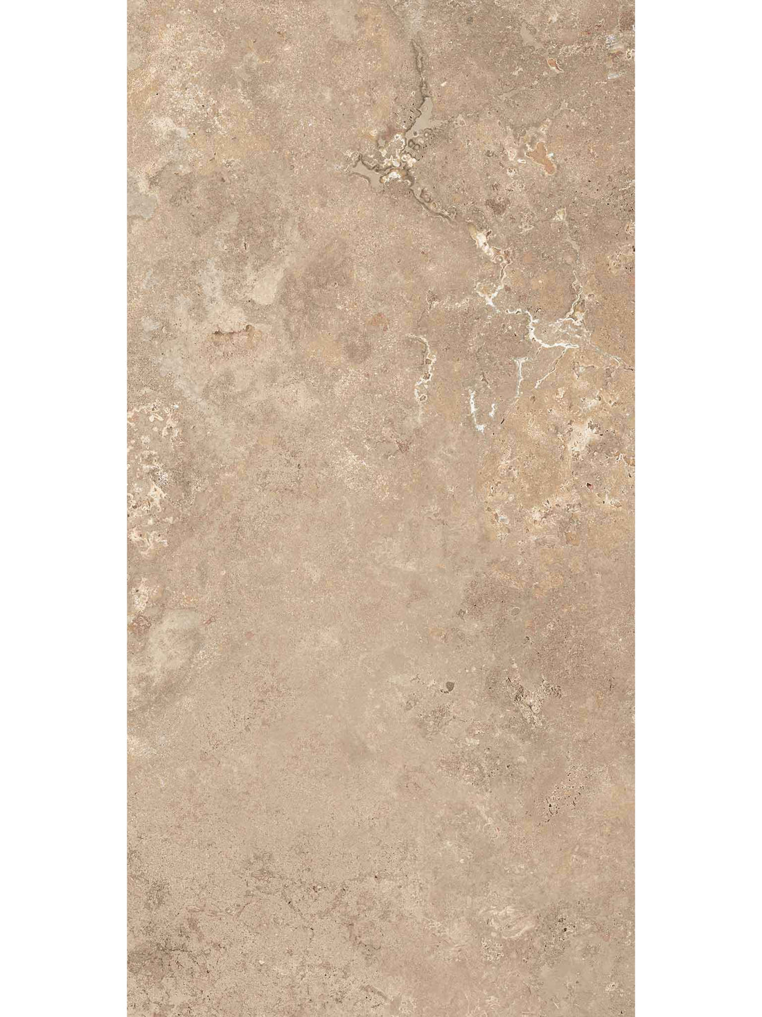 Carrelage sol / mur effet travertin CREMA TRAVERTINO l.60 x L.120 cm Mat LIMCARO