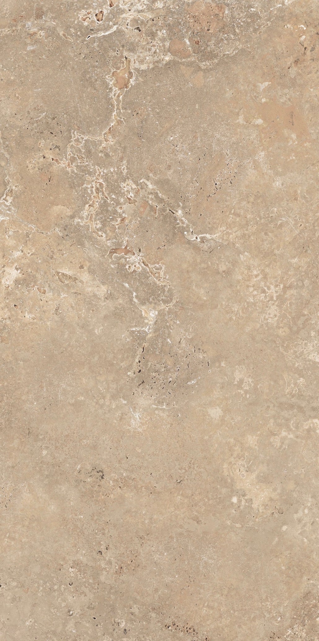 Carrelage sol / mur effet travertin CREMA TRAVERTINO l.60 x L.120 cm Mat LIMCARO