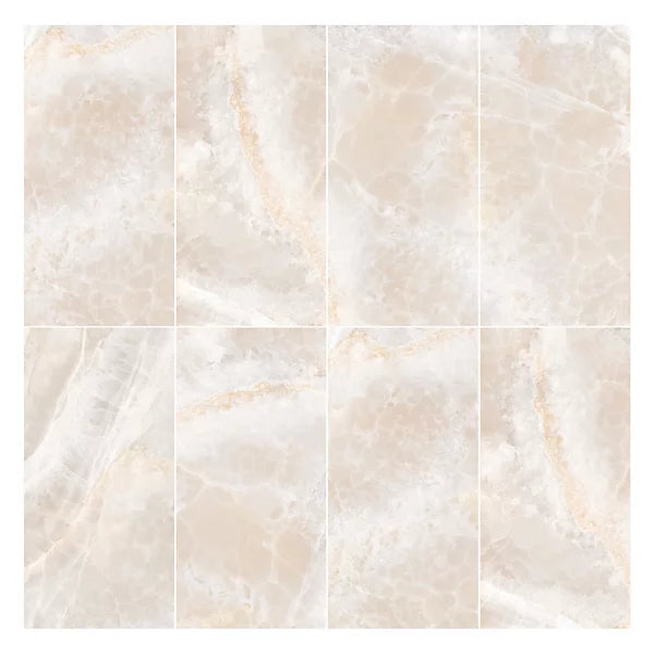 Carrelage sol / mur effet onyx ONYX SUNRISE l.60 x L.120 cm Brillant LIMCARO