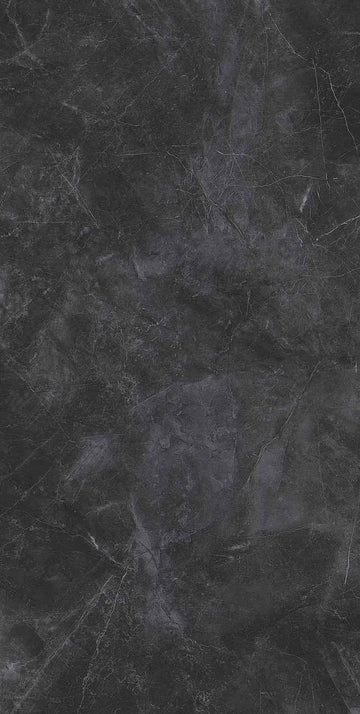 Carrelage sol/mur effet marbre PULPIS NERO l.60 x L.120 x 0,7 cm Brillant LIMCARO