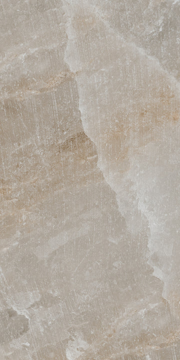 Carrelage sol / mur effet pierre SALT CAVE TAUPE l.60 x L.120 cm Mat LIMCARO